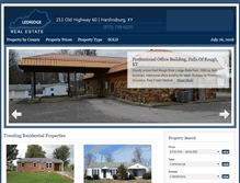 Tablet Screenshot of ledridgerealestate.com